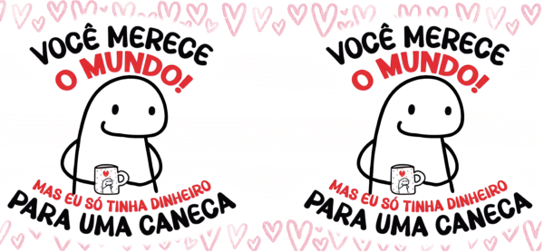 Caneca Divertida "Você Merece o Mundo" - Image 3
