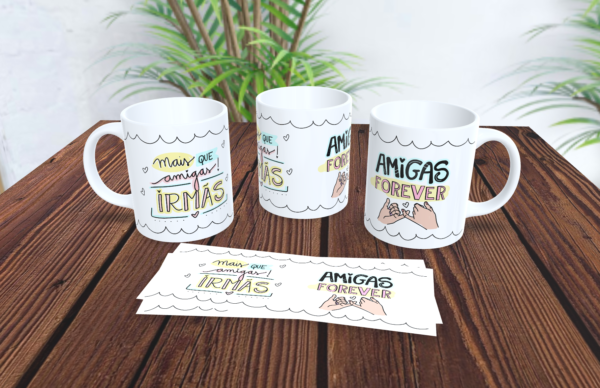 Caneca "Mais que Amigas Irmãs" - Image 2