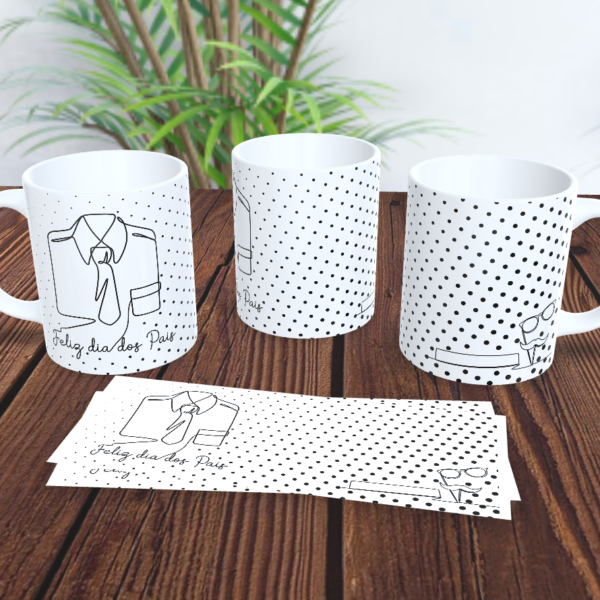 Caneca: "Feliz Dia Dos Pais" - Image 2