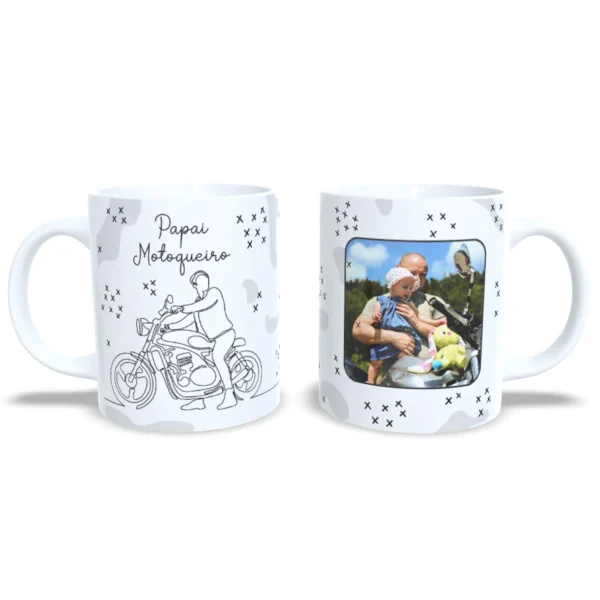Caneca: "Papai Motoqueiro"